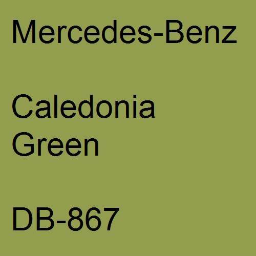 Mercedes-Benz, Caledonia Green, DB-867.